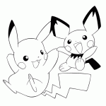 Pokemon Ash Pikachu Charmaleon Charizard Ectoplasma free printable coloring pages