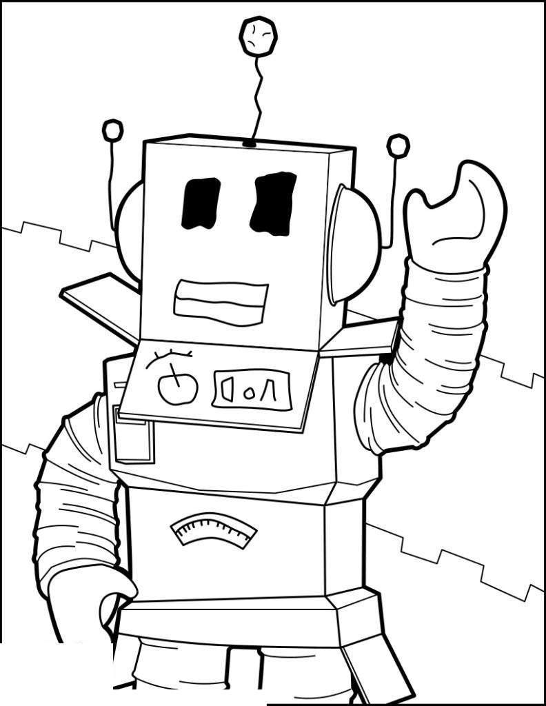 Roblox Dino Piggy Colouring Pages