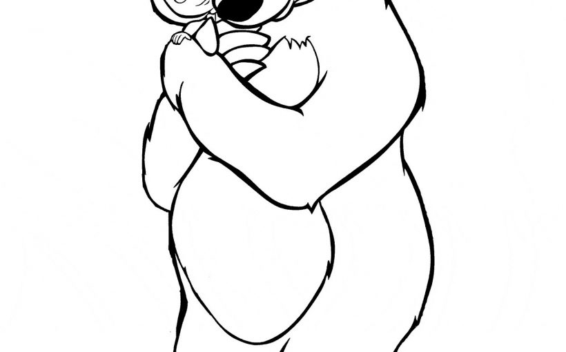 Masha And The Bear Free Printable Coloring Pages Color Print