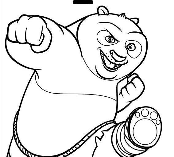 Kung Fu Panda free printable coloring pages for kids images to print