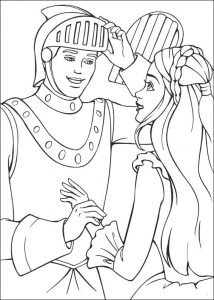 Barbie Castle Diamond free printable coloring pages - Colorpages.org