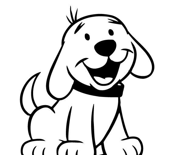 Dog and Puppy free coloring printable pages