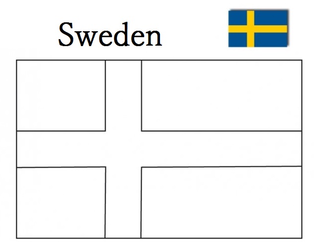 Sweden_flag _oloring_pages_to_print